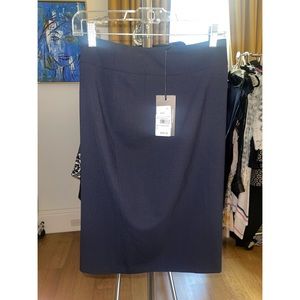 NWT Hugo Boss Navy Blue Veronica Pencil Skirt, Size 2